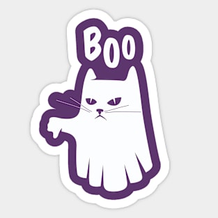 GHOST CAT Sticker